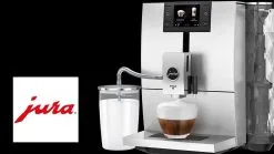 Jura ENA 8 Automatic Coffee & Espresso Machine With Touch Screen | Nordic White + Smart Connect + Glass Milk Container + Replacement Water Filter & Descaling Tabs -Deals Coffee & Espresso Store maxresdefault 62 10
