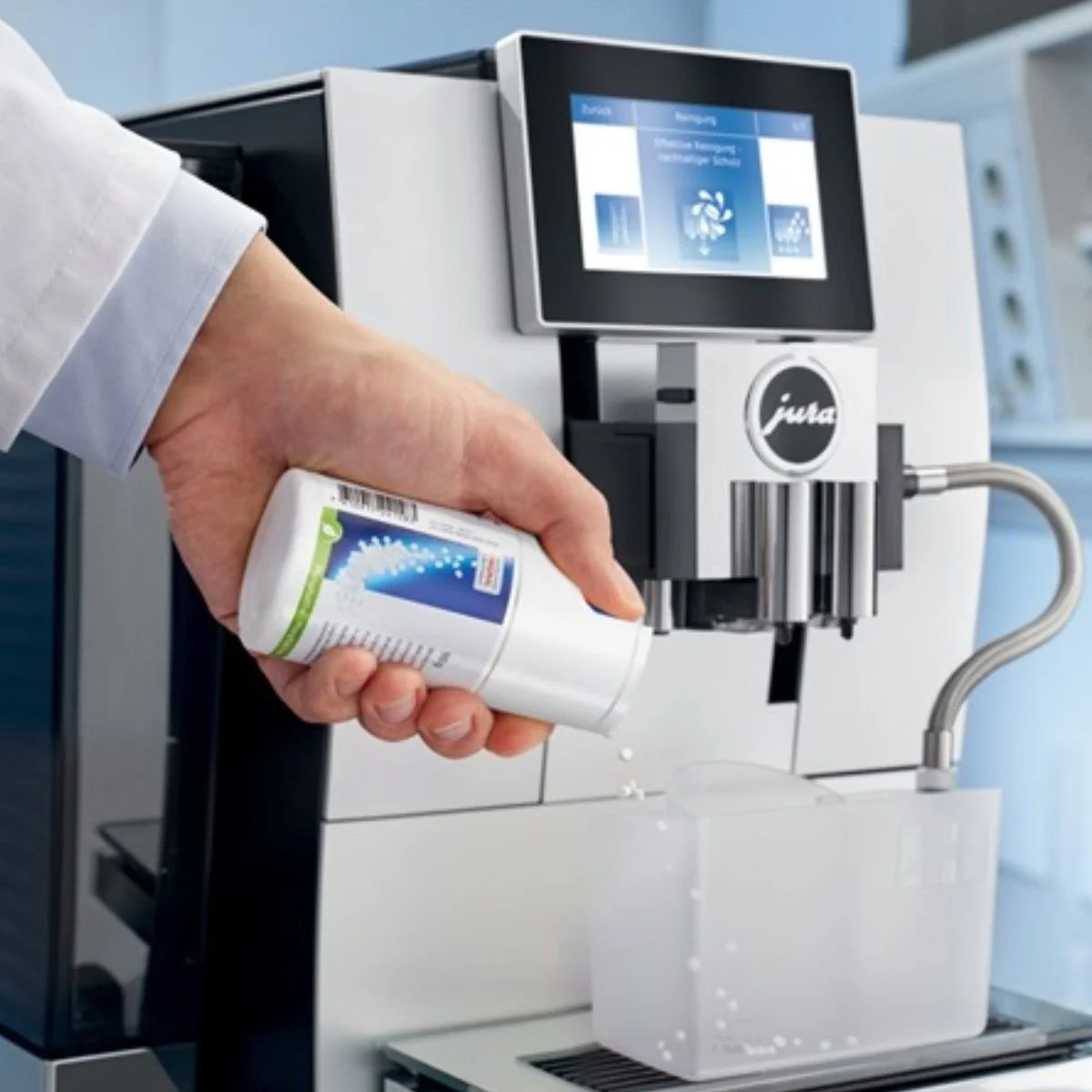 Jura Milk System Cleaner Mini Tabs With Dispenser | For All Jura Frothing Systems 4 Jura Milk System Cleaner Mini Tabs With Dispenser | For All Jura Frothing Systems - Image 2