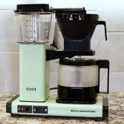 Moccamaster KBGV Automatic Drip Stop Coffee Maker (40 Oz Glass Carafe) | Pistachio -Deals Coffee & Espresso Store moccamaster gg 1