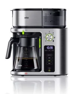 Braun 10-Cup MultiServe Drip Coffee/Iced Coffee Machine | Stainless Steel