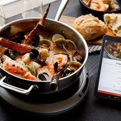 Hestan Cue 5.5 Qt. Smart Chef's Pot + Induction Cooktop -Deals Coffee & Espresso Store pot3 2 1