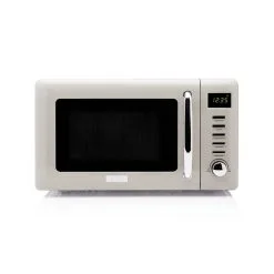 Haden Heritage Vintage Retro 0.7 Cubic Foot Microwave | Putty Beige