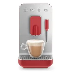 SMEG Fully Automatic Coffee Machine With Steamer | Red -Deals Coffee & Espresso Store redsteam9