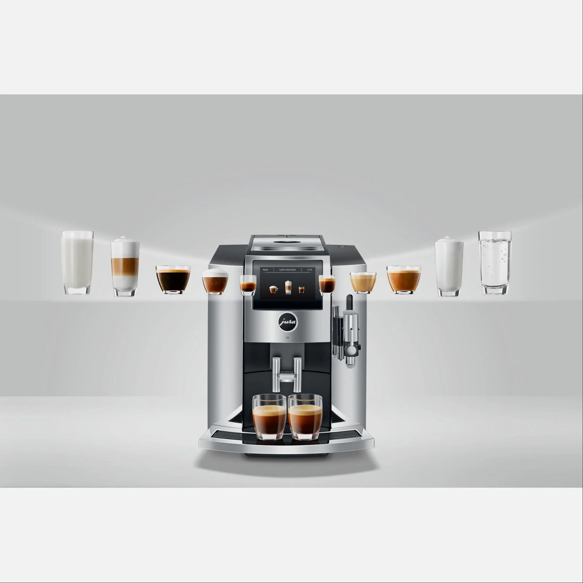 Jura S8 Multifunction Automatic Coffee & Espresso Machine | Chrome 12 Jura S8 Multifunction Automatic Coffee & Espresso Machine | Chrome - Image 10