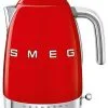 SMEG Variable Temperature Electric Water Kettle | Red