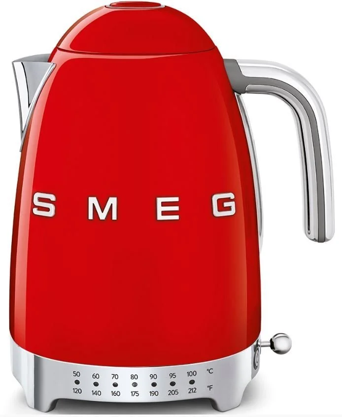 SMEG Variable Temperature Electric Water Kettle | Red 3 SMEG Variable Temperature Electric Water Kettle | Red