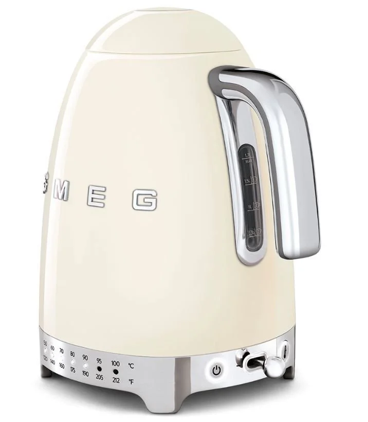 SMEG Variable Temperature Electric Water Kettle | Cream 4 SMEG Variable Temperature Electric Water Kettle | Cream - Image 2