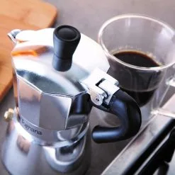 Tognana 6-Cup Stovetop Coffee Maker | Mirror -Deals Coffee & Espresso Store sscoffee2