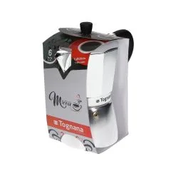 Tognana 6-Cup Stovetop Coffee Maker | Mirror -Deals Coffee & Espresso Store sscoffee4