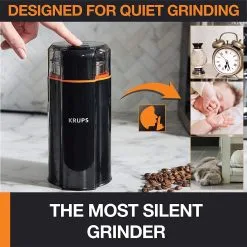 Krups Silent Vortex 3-in-1 Coffee & Spice Grinder -Deals Coffee & Espresso Store supplemental1 1 2