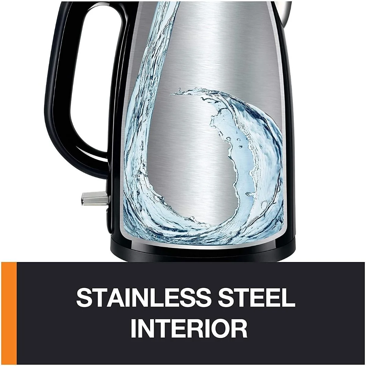 Krups 10-Cup Cool Touch Kettle With Heat Protection | Black 5 Krups 10-Cup Cool Touch Kettle With Heat Protection | Black - Image 3