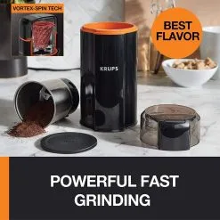 Krups Silent Vortex 3-in-1 Coffee & Spice Grinder -Deals Coffee & Espresso Store supplemental2 2 1