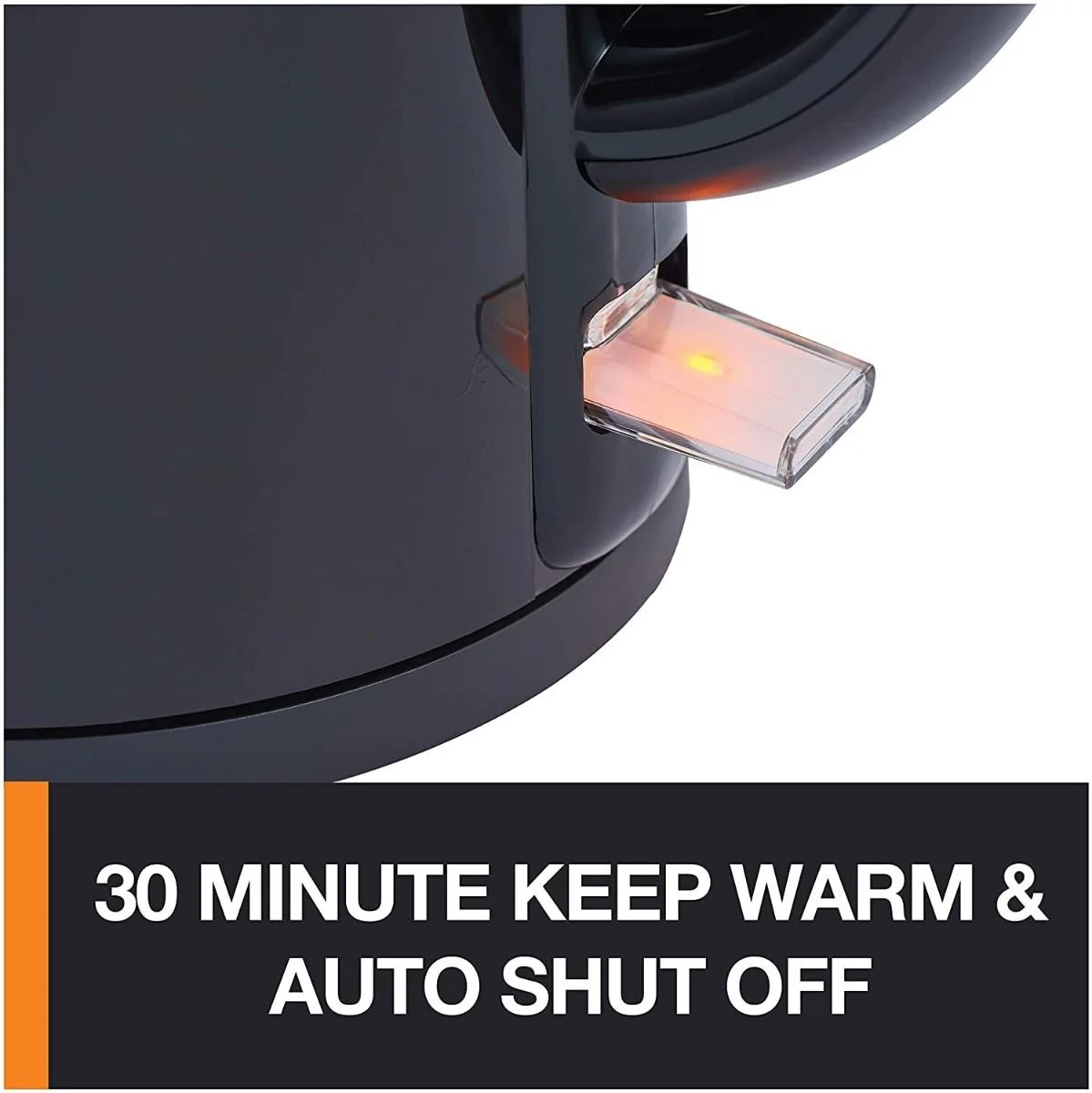 Krups 10-Cup Cool Touch Kettle With Heat Protection | Black 7 Krups 10-Cup Cool Touch Kettle With Heat Protection | Black - Image 5