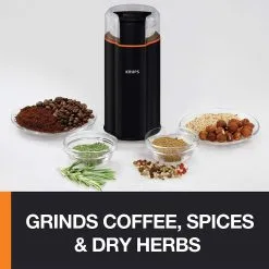 Krups Silent Vortex 3-in-1 Coffee & Spice Grinder -Deals Coffee & Espresso Store supplemental4 2