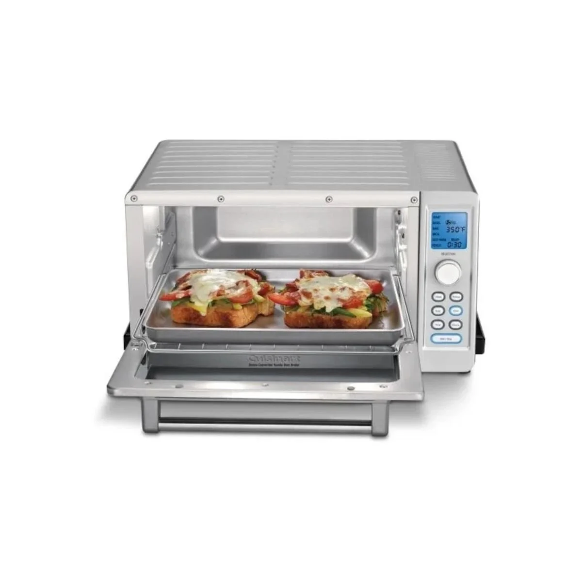 Cuisinart Deluxe Convection Toaster Oven Broiler | White & Stainless Steel 5 Cuisinart Deluxe Convection Toaster Oven Broiler | White & Stainless Steel - Image 3