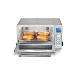 Cuisinart Deluxe Convection Toaster Oven Broiler | White & Stainless Steel 12 Cuisinart Deluxe Convection Toaster Oven Broiler | White & Stainless Steel -Deals Coffee & Espresso Store tob135wn d
