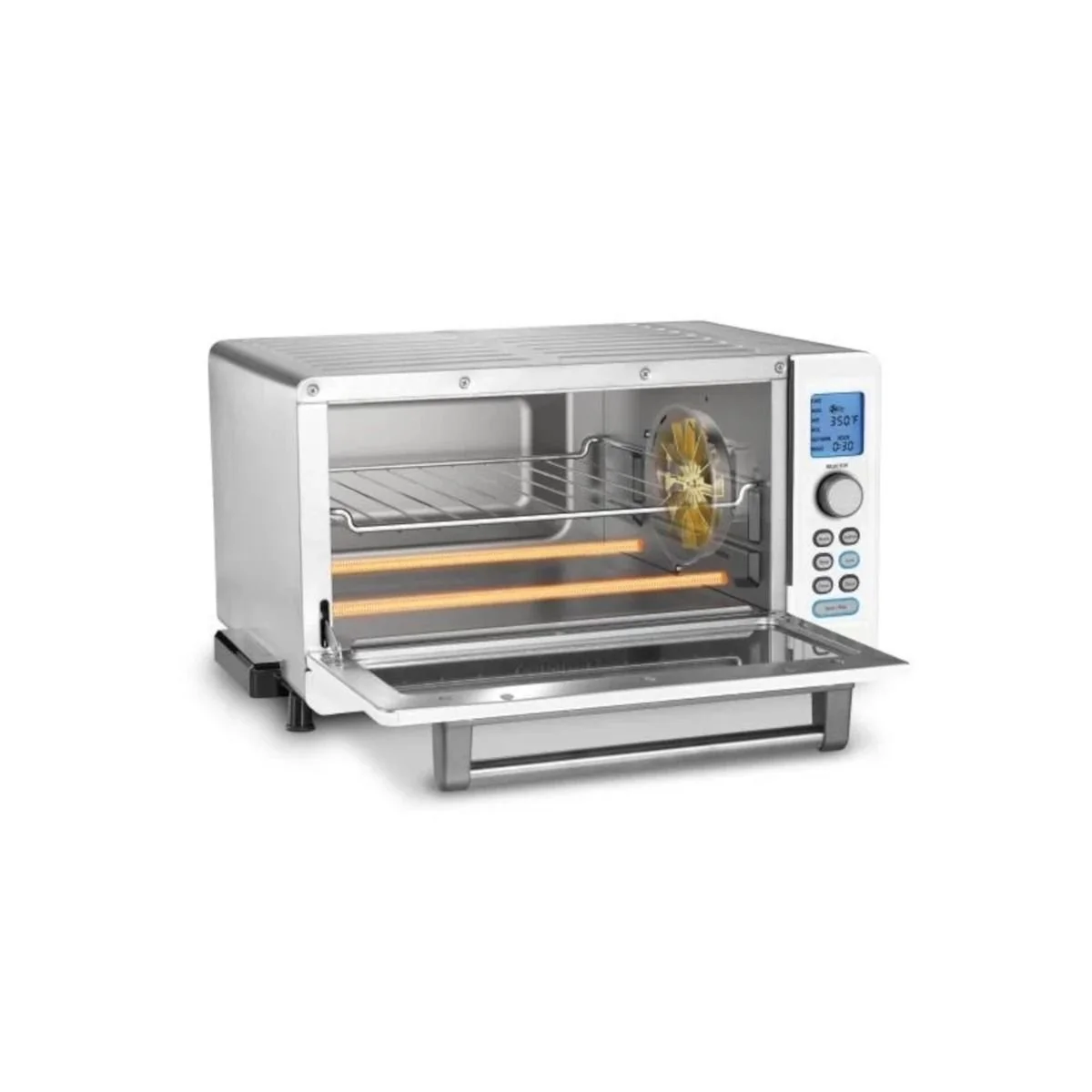 Cuisinart Deluxe Convection Toaster Oven Broiler | White & Stainless Steel 9 Cuisinart Deluxe Convection Toaster Oven Broiler | White & Stainless Steel - Image 7