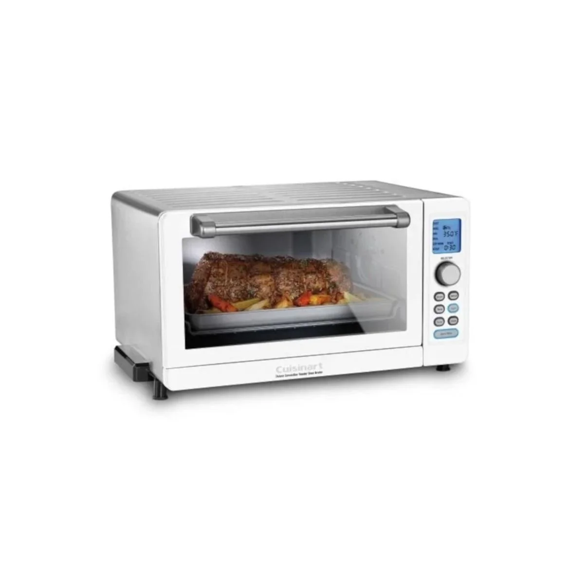 Cuisinart Deluxe Convection Toaster Oven Broiler | White & Stainless Steel 3 Cuisinart Deluxe Convection Toaster Oven Broiler | White & Stainless Steel