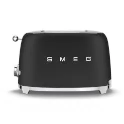 SMEG 2-Slice Toaster | Matte Black -Deals Coffee & Espresso Store tsf01blmus 4