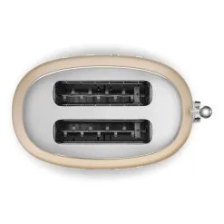 SMEG 2-Slice Toaster | Matte Champagne -Deals Coffee & Espresso Store tsf01chmus 7