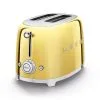 SMEG 2-Slice Toaster | Gold -Deals Coffee & Espresso Store tsf01gous 2 slice toaster gold
