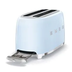 SMEG 4-Slice Toaster | Pastel Blue -Deals Coffee & Espresso Store tsf02pbus 11 1