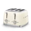 SMEG 4-Slot Toaster | Cream -Deals Coffee & Espresso Store tsf03crus