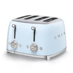Deals Coffee & Espresso Store 17 SMEG 4-Slot Toaster | Pastel Blue