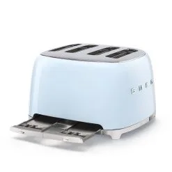 SMEG 4-Slot Toaster | Pastel Blue -Deals Coffee & Espresso Store tsf03pbus 9
