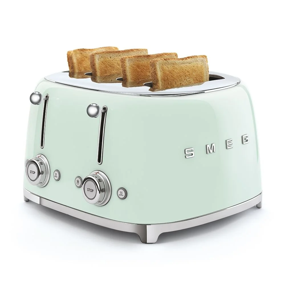SMEG 4-Slot Toaster | Pastel Green 4 SMEG 4-Slot Toaster | Pastel Green - Image 2
