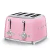 SMEG 4-Slot Toaster | Pink -Deals Coffee & Espresso Store tsf03pkus
