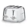 SMEG 4-Slot Toaster | Chrome -Deals Coffee & Espresso Store tsf03ssus
