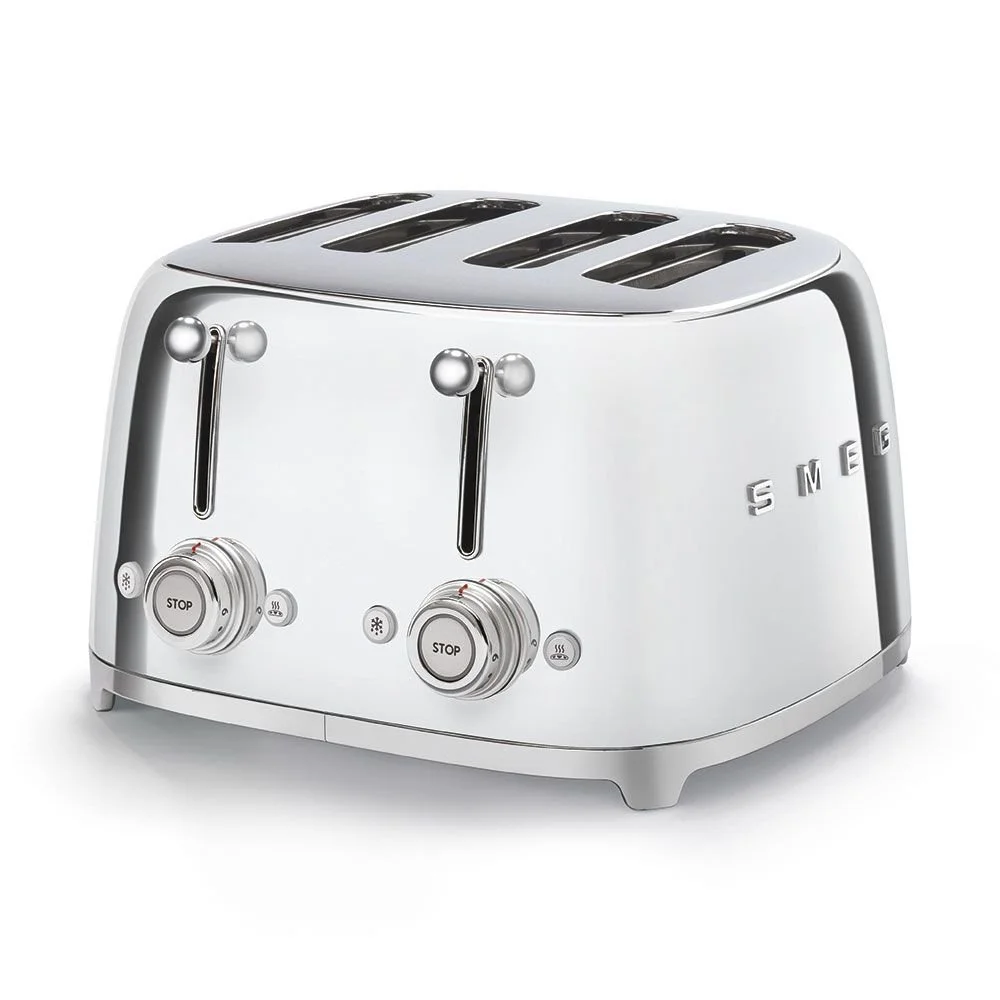 SMEG 4-Slot Toaster | Chrome 3 SMEG 4-Slot Toaster | Chrome