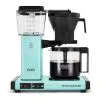 Moccamaster KBGV Automatic Drip Stop Coffee Maker (40 Oz Glass Carafe) | Turquoise -Deals Coffee & Espresso Store turquoise 1