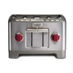 Wolf Gourmet 4-Slice Toaster | Red Knobs